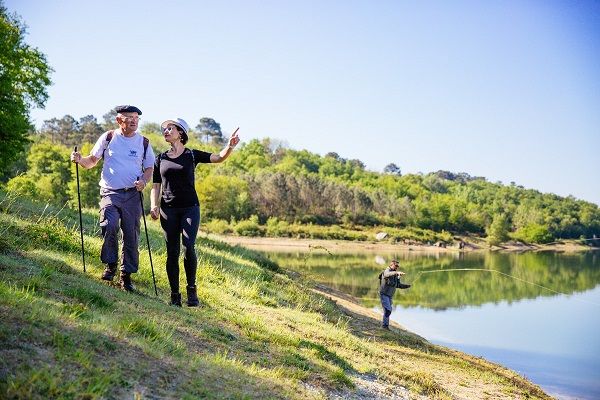 La Prade's lake fishing ornithological reserve, nature holidays