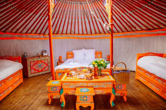 Family gateway at the EcÔtelia estate