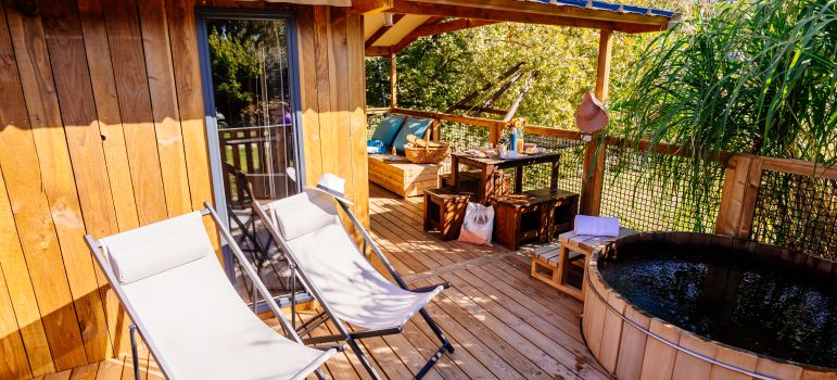 Lodges with spa