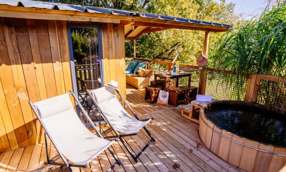 Lodges with spa